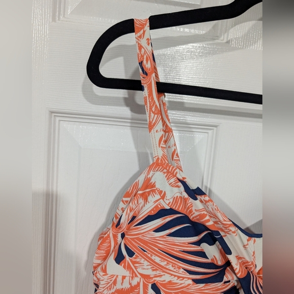 Tropical Escape Women's Plus One - Piece Swimsuit Palm Trees Size 22W - Picture 3 of 16